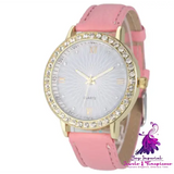 Sun Face Quartz Watch for Women