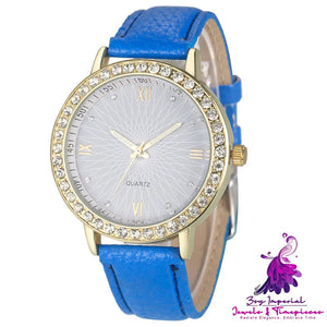 Sun Face Quartz Watch for Women