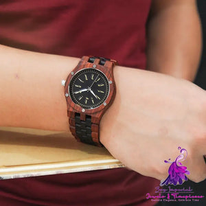 Casual Wooden Men’s Watch