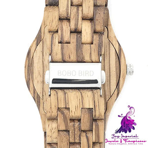 Casual Wooden Men’s Watch