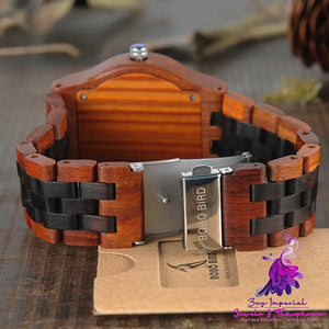 Casual Wooden Men’s Watch