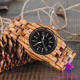 Casual Wooden Men’s Watch