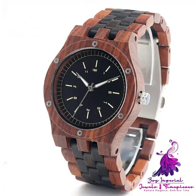 Casual Wooden Men’s Watch