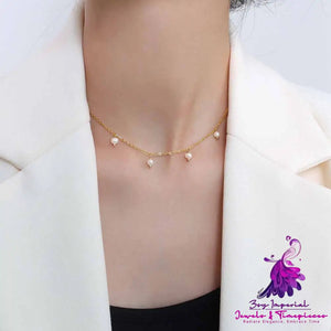 Women’s Fashion Simple And Versatile Pearl Splicing