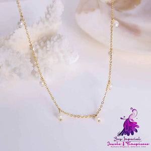 Women’s Fashion Simple And Versatile Pearl Splicing