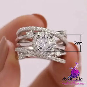 Multi-loop Zircon Ring