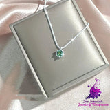 Women’s Temperament Fashion Simple Silver Pendant Necklace