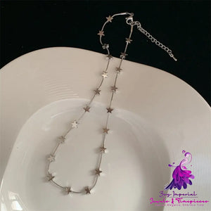 Snake Bone Sky Star Necklace