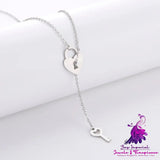 Fashion Love Pendant Stainless Steel Necklace