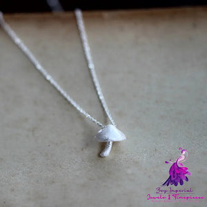 Two-color Mushroom Necklace for Women