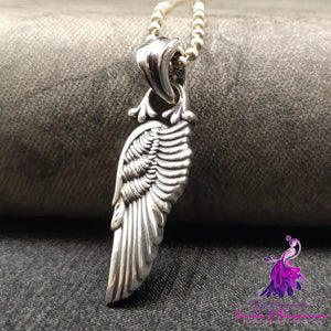 Vintage Feather Wing Pendant