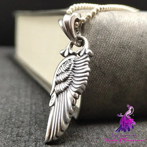 Vintage Feather Wing Pendant