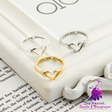 Romantic Hand Hug Fashion Ring