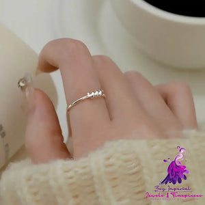 Sterling Silver Knotted Lady Ring