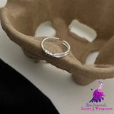 Sterling Silver Knotted Lady Ring