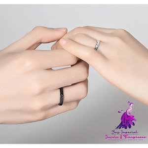 Fashion Personality Inseparable Ring Pair