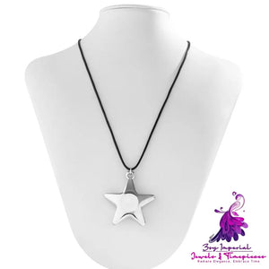 Irregular Pentagram Necklace