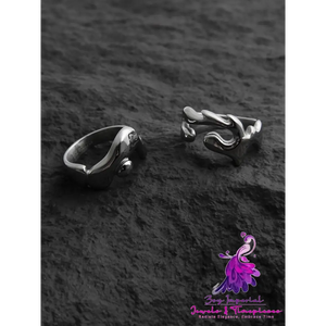 Liquid Lava Couple Ring