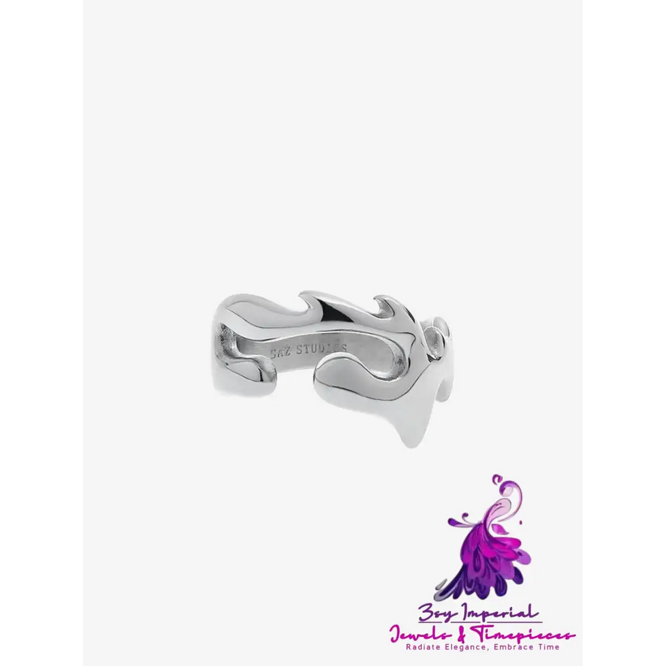 Liquid Lava Couple Ring