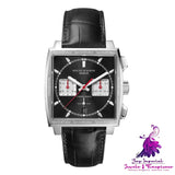 Luminous Waterproof Men’s Leather Watch