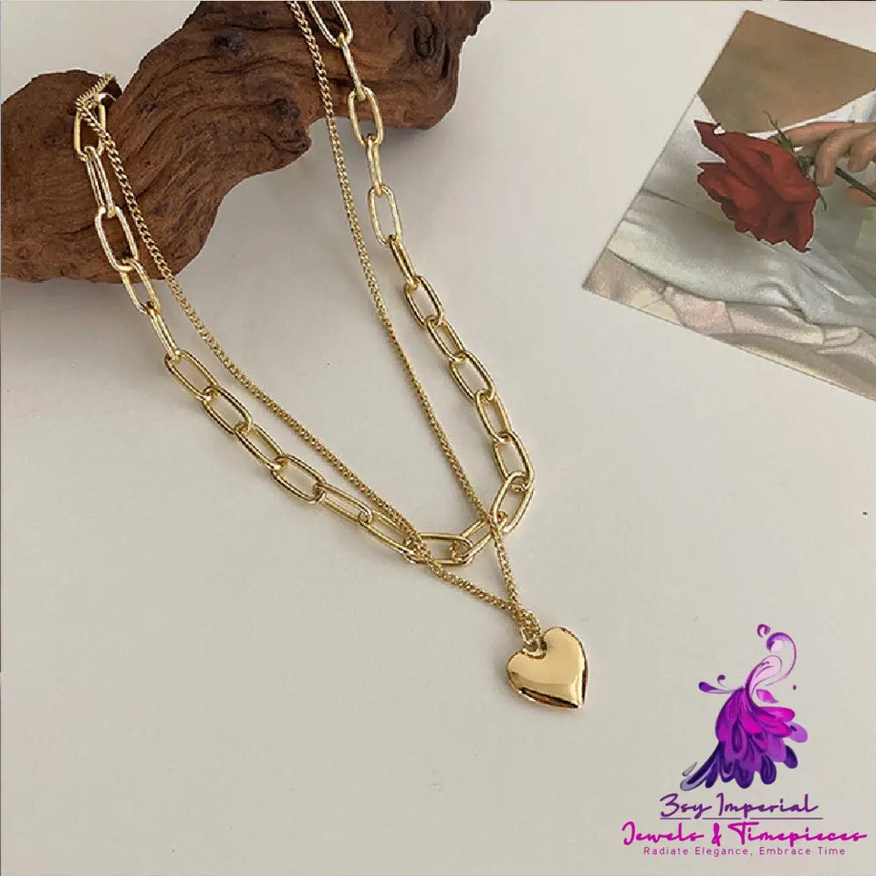 Love Pendant Sweater Chain