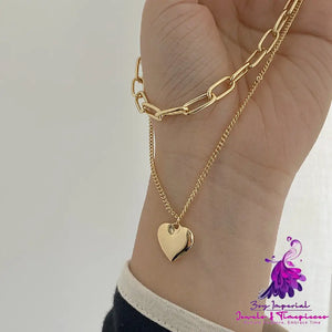 Love Pendant Sweater Chain