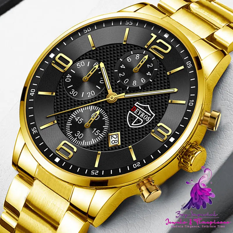 Luminous Steel Band Men’s Fashion Watch