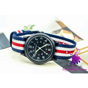 Fashion Luminous Nylon Men’s Outdoor Watch