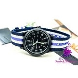 Fashion Luminous Nylon Men’s Outdoor Watch