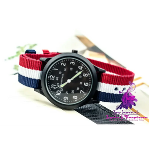 Fashion Luminous Nylon Men’s Outdoor Watch