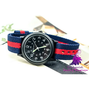 Fashion Luminous Nylon Men’s Outdoor Watch