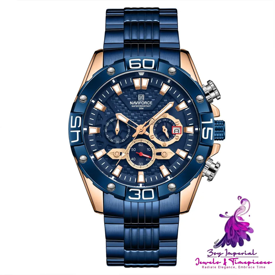 Men’s Trendy Fashion Luminous Watch