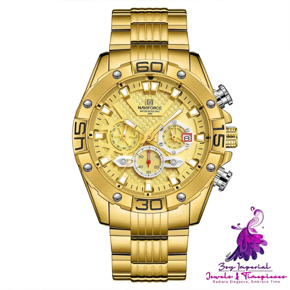 Men’s Trendy Fashion Luminous Watch