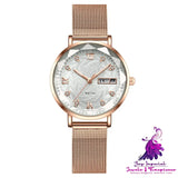 Fashion Simple Luminous Women’s Waterproof Quartz Watch