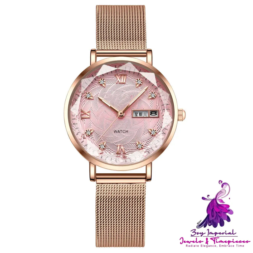 Fashion Simple Luminous Women’s Waterproof Quartz Watch