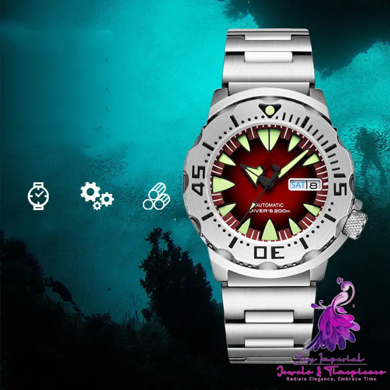 Luminous Waterproof Mechanical Watch