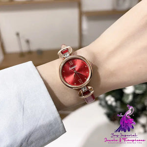 Mini Thin Belt Light Luxury Fashion Quartz Watch