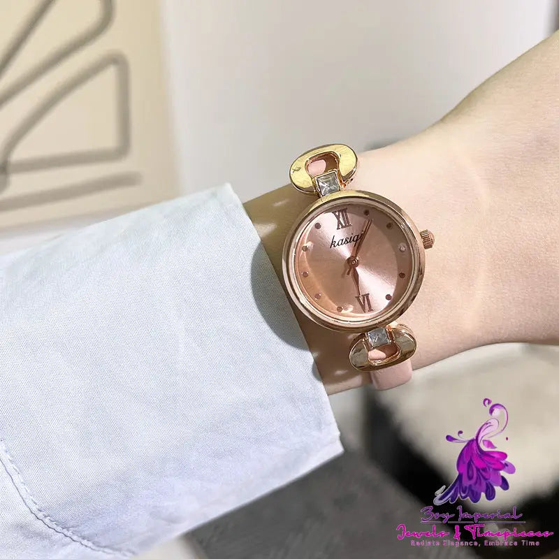 Mini Thin Belt Light Luxury Fashion Quartz Watch