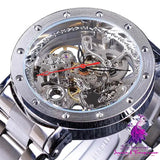 Hollow Out See Through Mechanical Fashion Watch