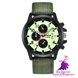 Fashion Nylon Band Military Men’s Sports Watch