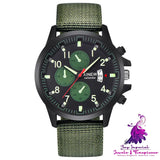 Fashion Nylon Band Military Men’s Sports Watch