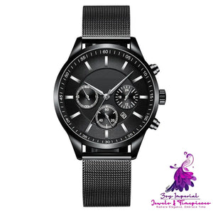 Mesh Strap Waterproof Watch