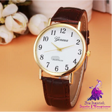 Fashion Men’s Belt Quartz Watch