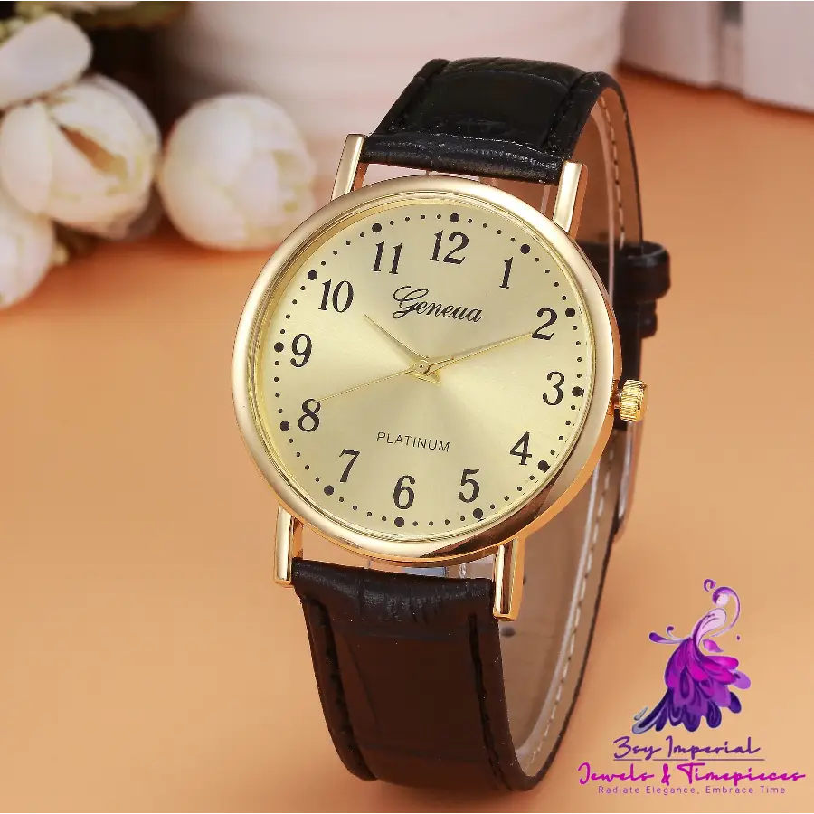 Fashion Men’s Belt Quartz Watch