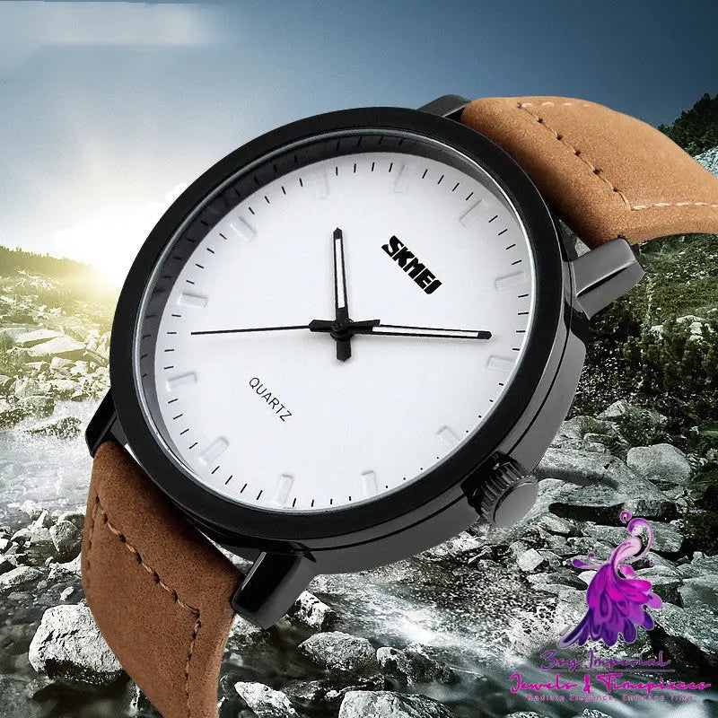 Retro Minimalist Waterproof Quartz Watch