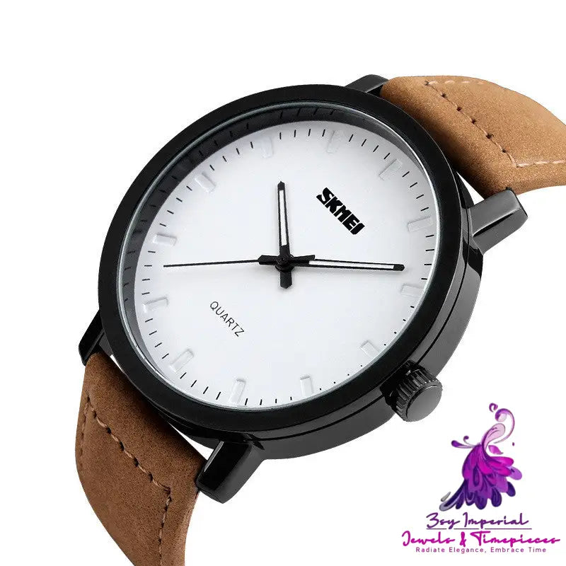 Retro Minimalist Waterproof Quartz Watch