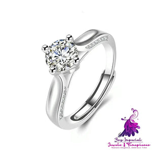 Women’s Fashion Mosant Diamond Ring