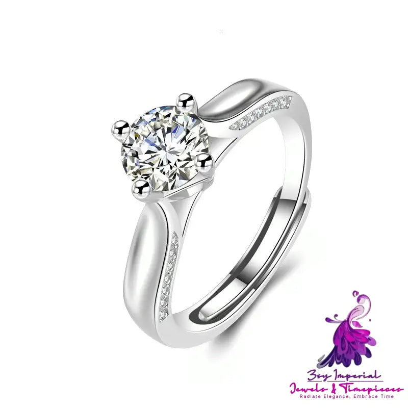 Women’s Fashion Mosant Diamond Ring