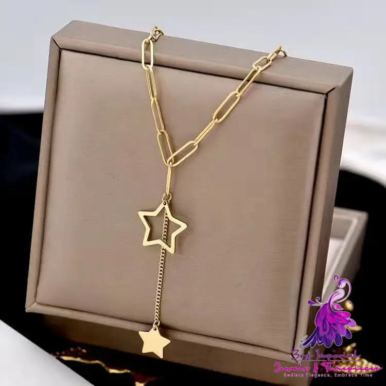 Trendy Hip Hop Niche Necklace for Women