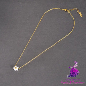 Fashion Pearl Flower Necklace